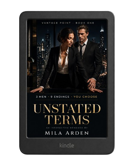 Unstated Terms shown on an e-reader